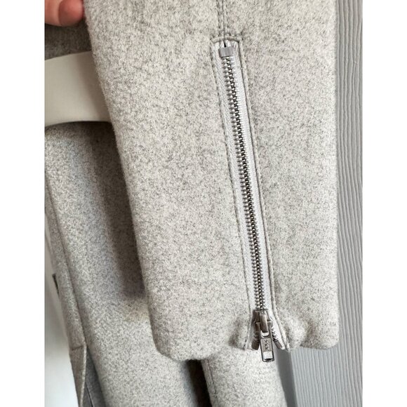 Helmut Lang grey belted coat, size Small - Picture 5 of 8